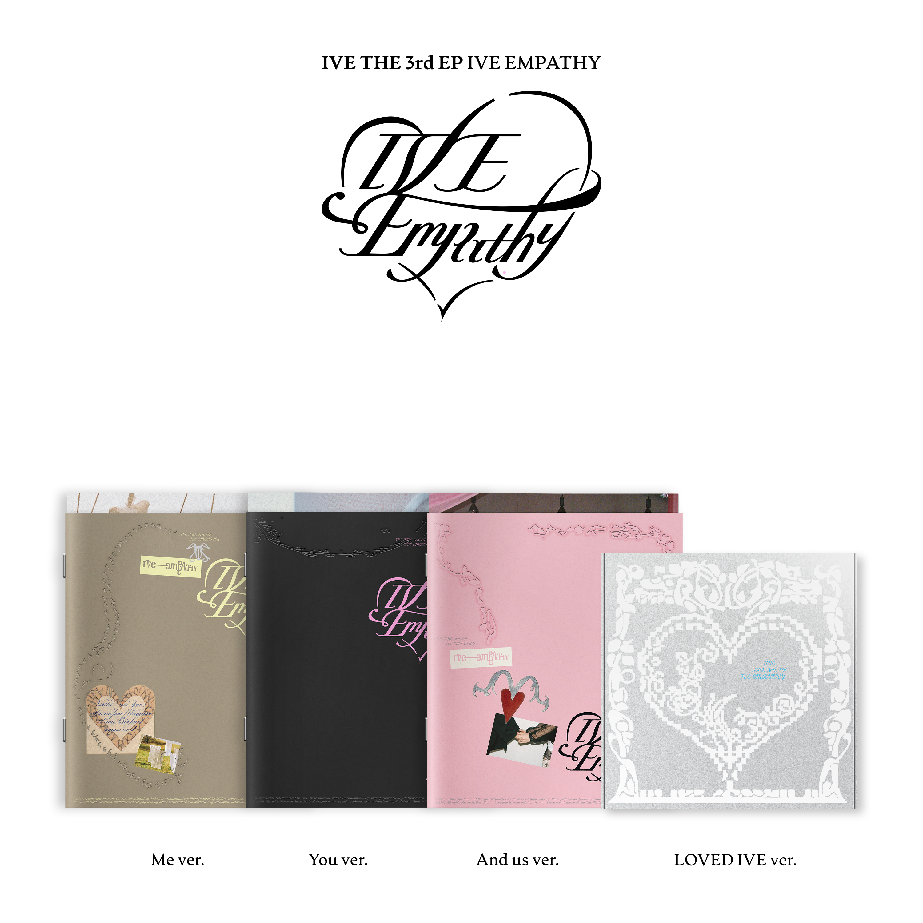 IVE (아이브) THE 3rd EP [IVE EMPATHY] (3종 + LOVED IVE ver. 세트) | MAKESTAR