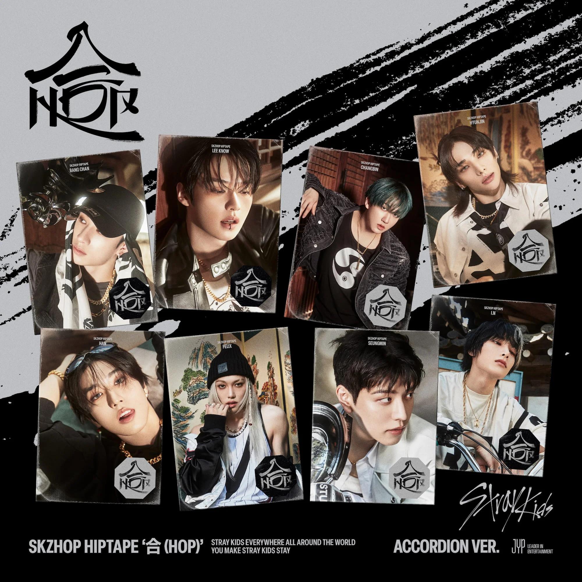 Stray kids NOEASY Official photo card makestar pob hyunjin