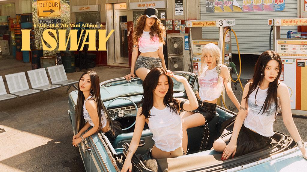 (G)I-DLE ミヨン ゴールトラッカー makestar G)I-dle 6th Mini Album I Feel G-Idle Official Photocard