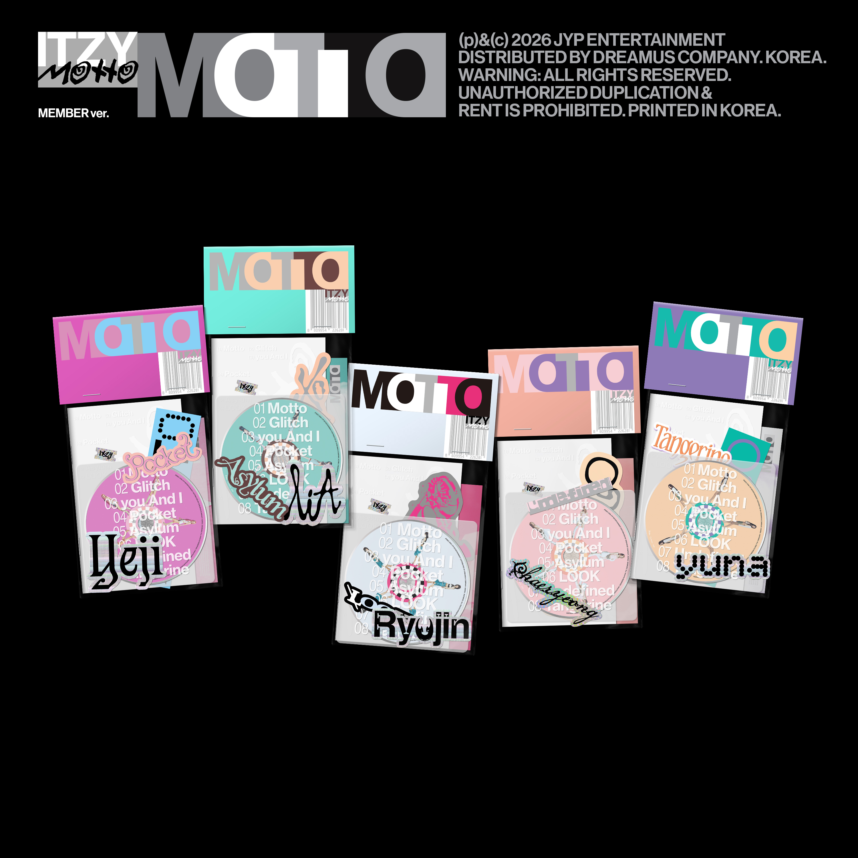 ITZY [Motto] (MEMBER Ver.) | MAKESTAR