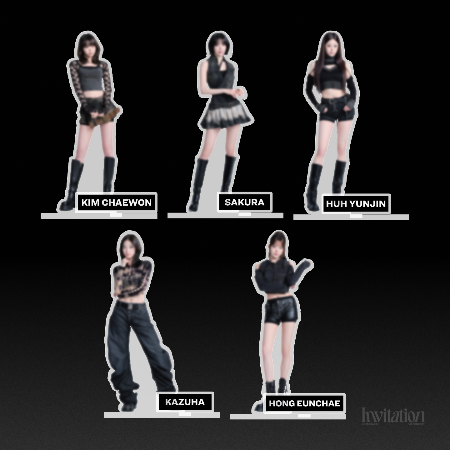 LE SSERAFIM [VR-CONCERT: INVITATION] OFFICIAL MD - Acrylic Stand