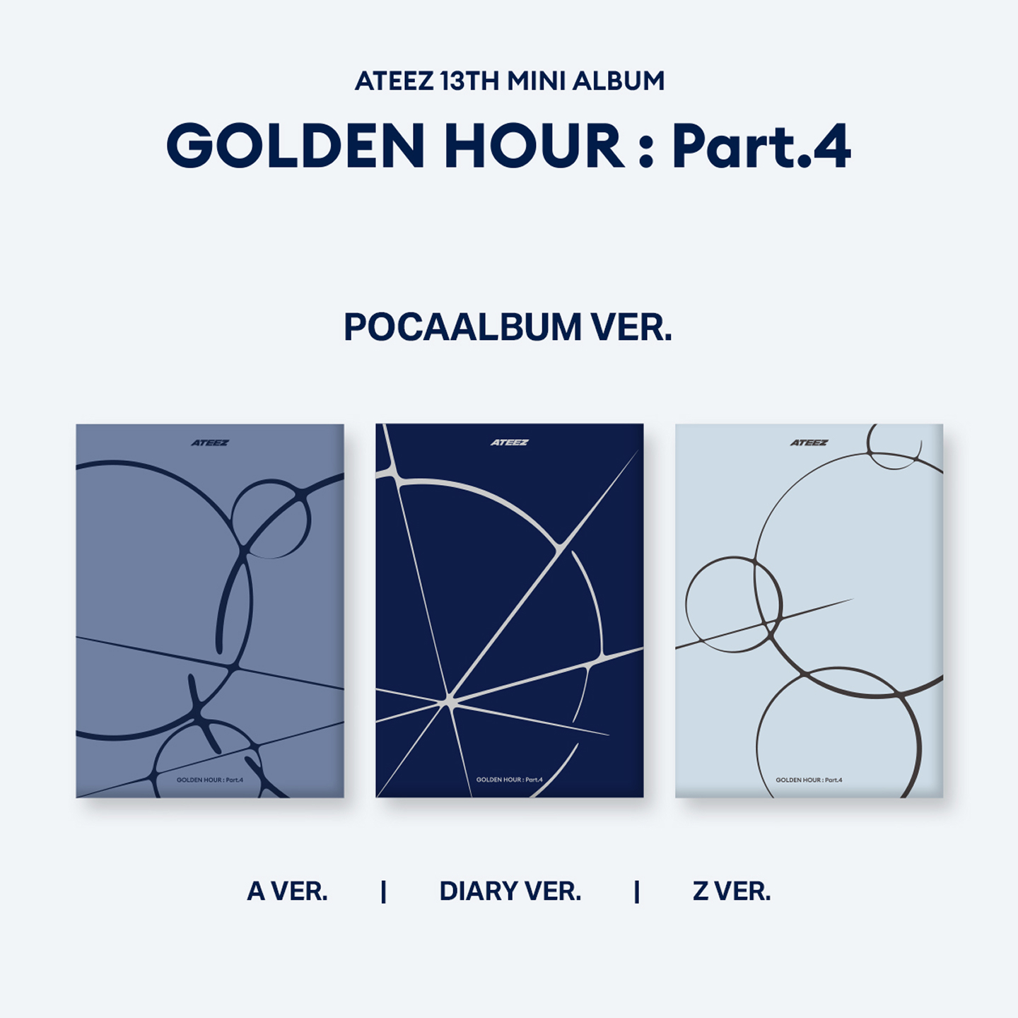 ATEEZ 13TH MINI ALBUM [GOLDEN HOUR : Part.4](POCAALBUM) PRE-ORDER