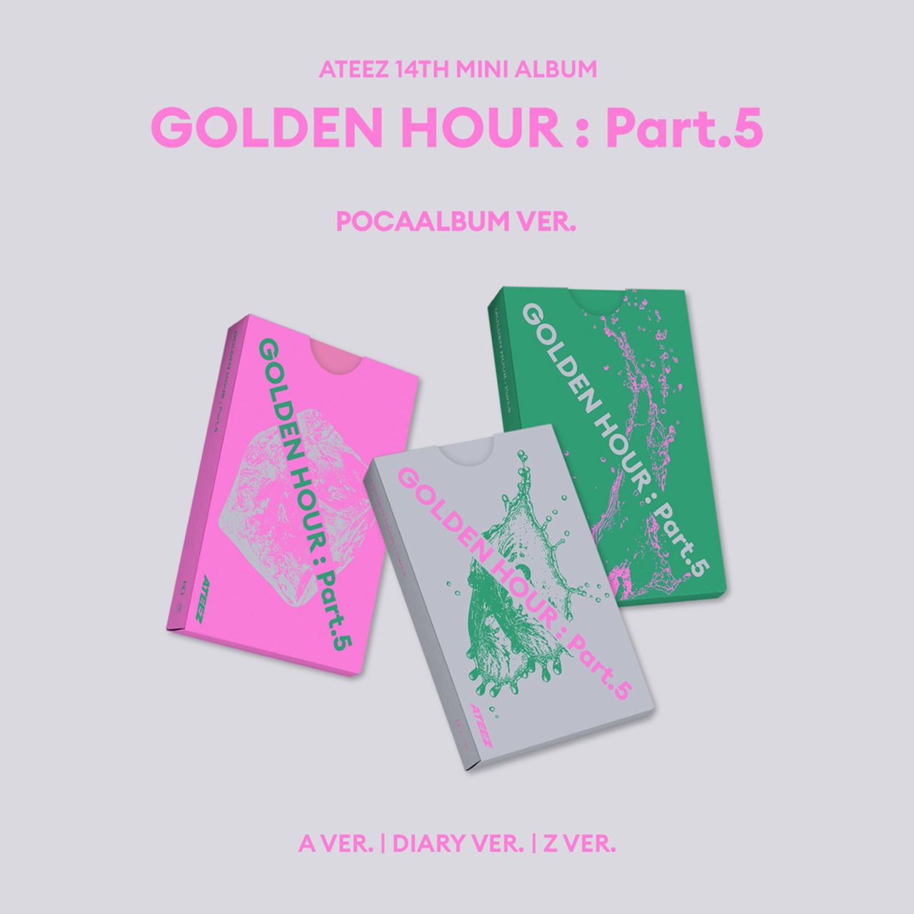 ATEEZ 14TH MINI ALBUM [GOLDEN HOUR : Part.5] (POCAALBUM) PRE-ORDER