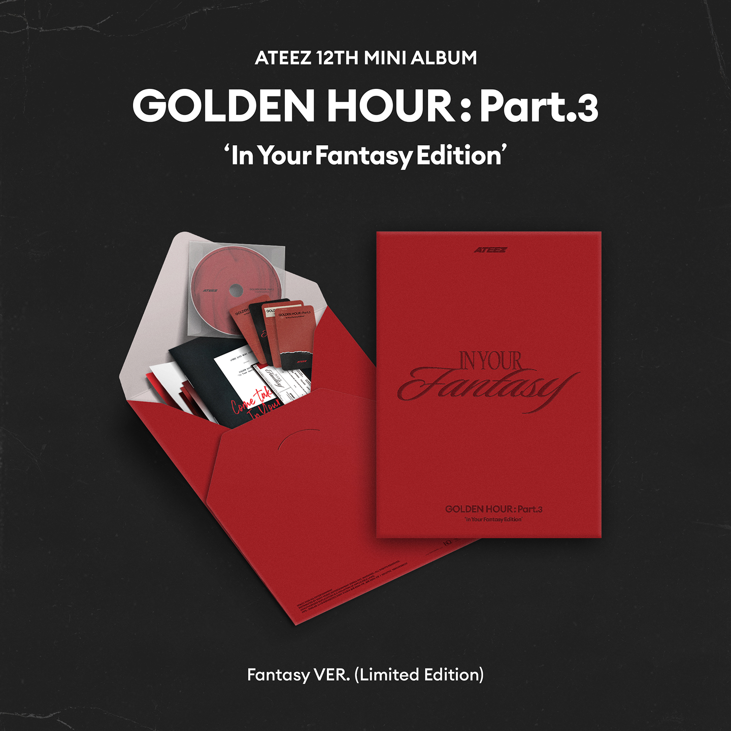 ATEEZ 12TH MINI ALBUM [GOLDEN HOUR : Part.3 'In Your Fantasy