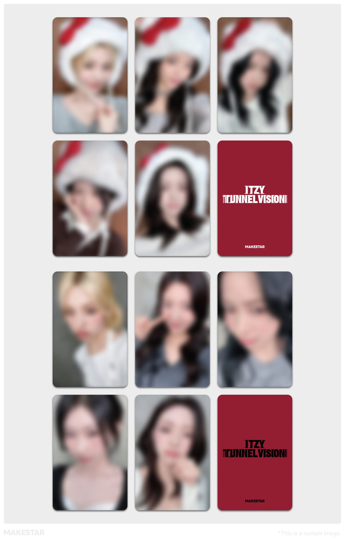 itzy TUNNELVISION makestar ラキドロトレカ5枚セットC SPAGHETTI BDM