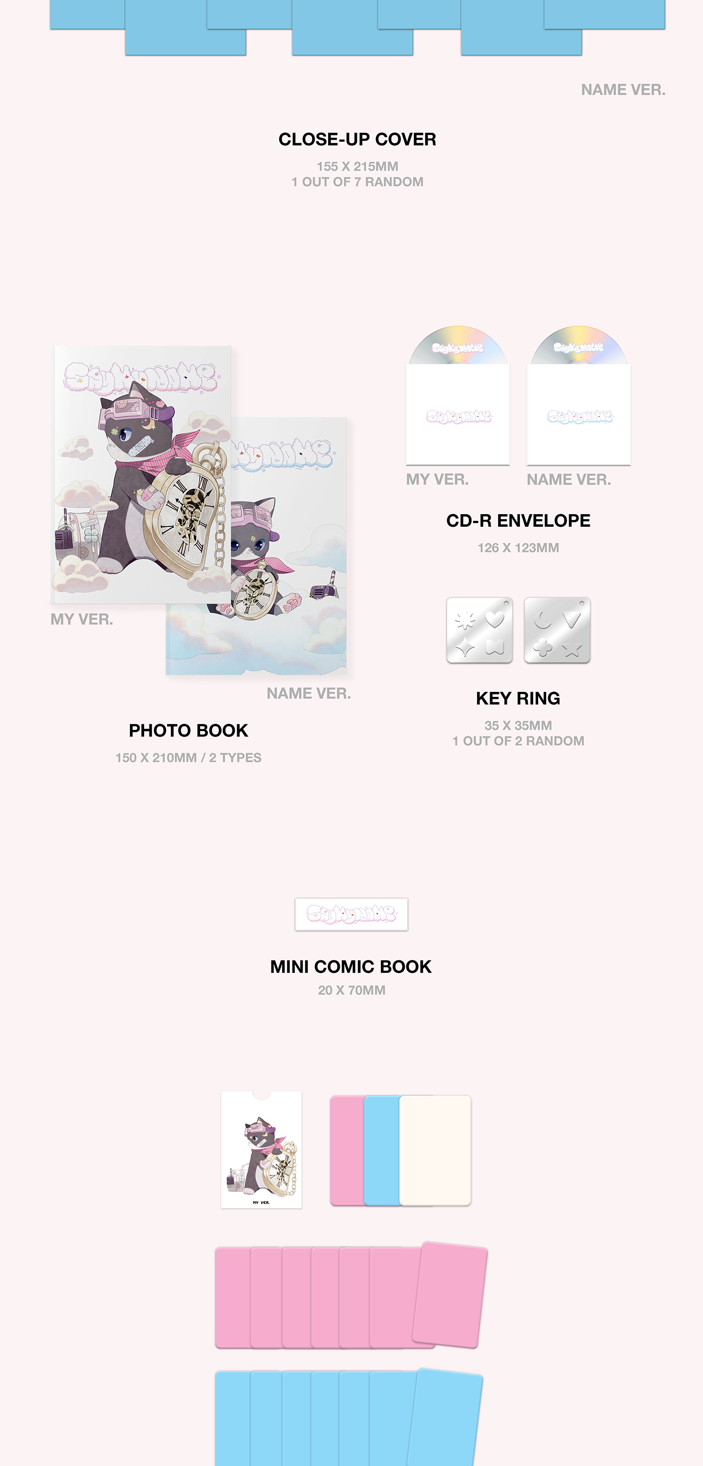 SAY MY NAME makestar サイン会 特典 7枚セット Artboard_1-1_aba7caa2-4526-