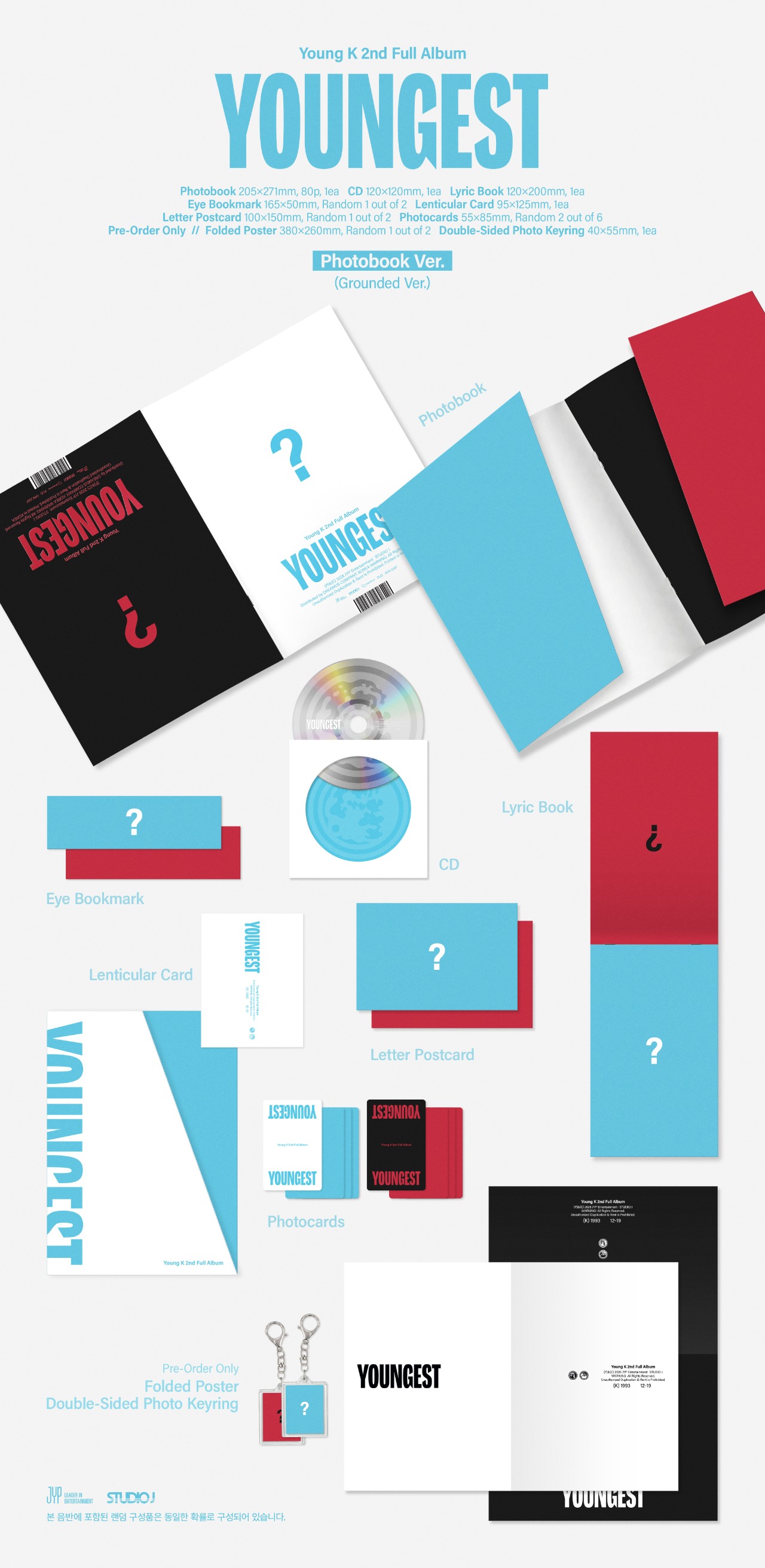 Young K (DAY6) - YOUNGEST 2nd Full Album (Photobook ver.) K-pop Young K (DAY6) - YOUNGEST 2nd Full Album (Photobook ver.) K-pop
