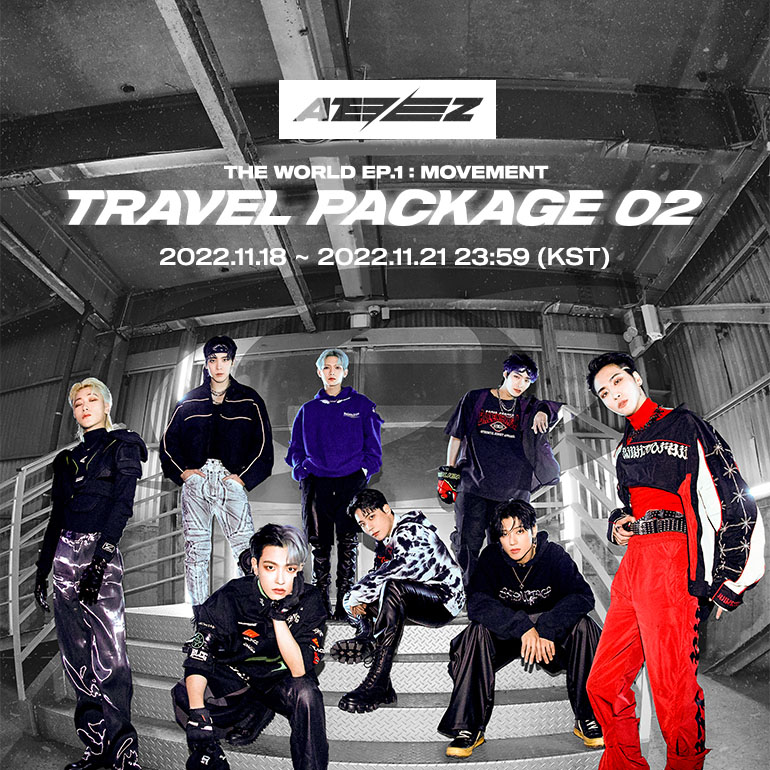 ATEEZ [THE WORLD EP.1 : MOVEMENT] TRAVEL PACKAGE 02 (CHICAGO