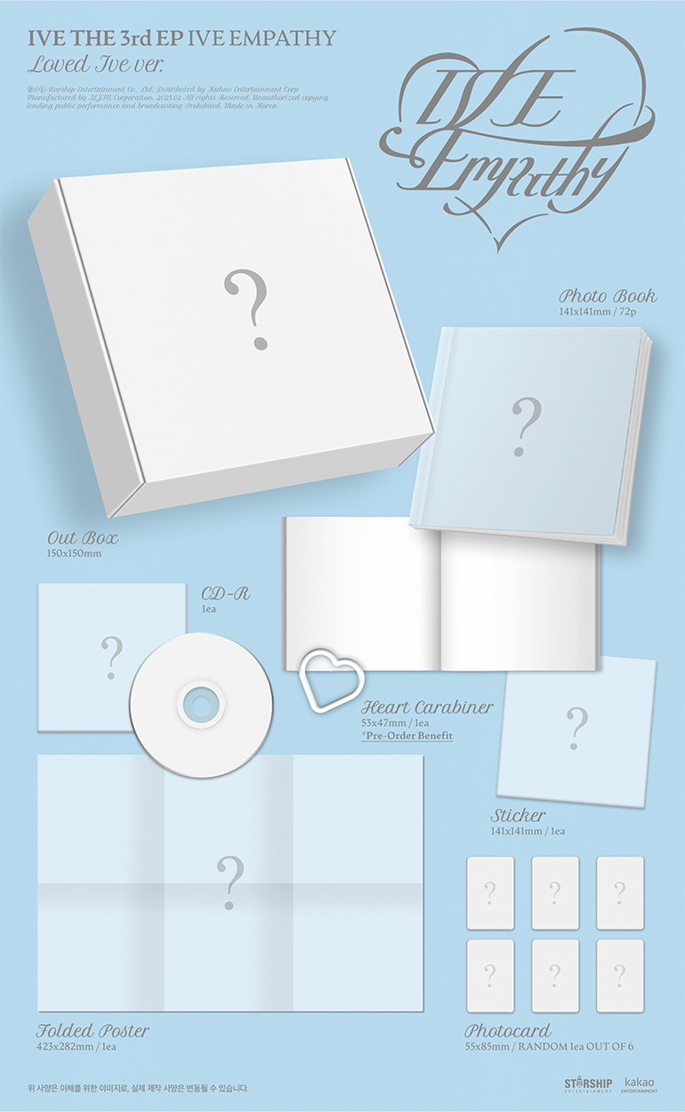 IVE empathy makestar 上海サイン会 チェキ 6枚セット IVE empathy idoustage サイン会 チェキ トレカ 6枚セット